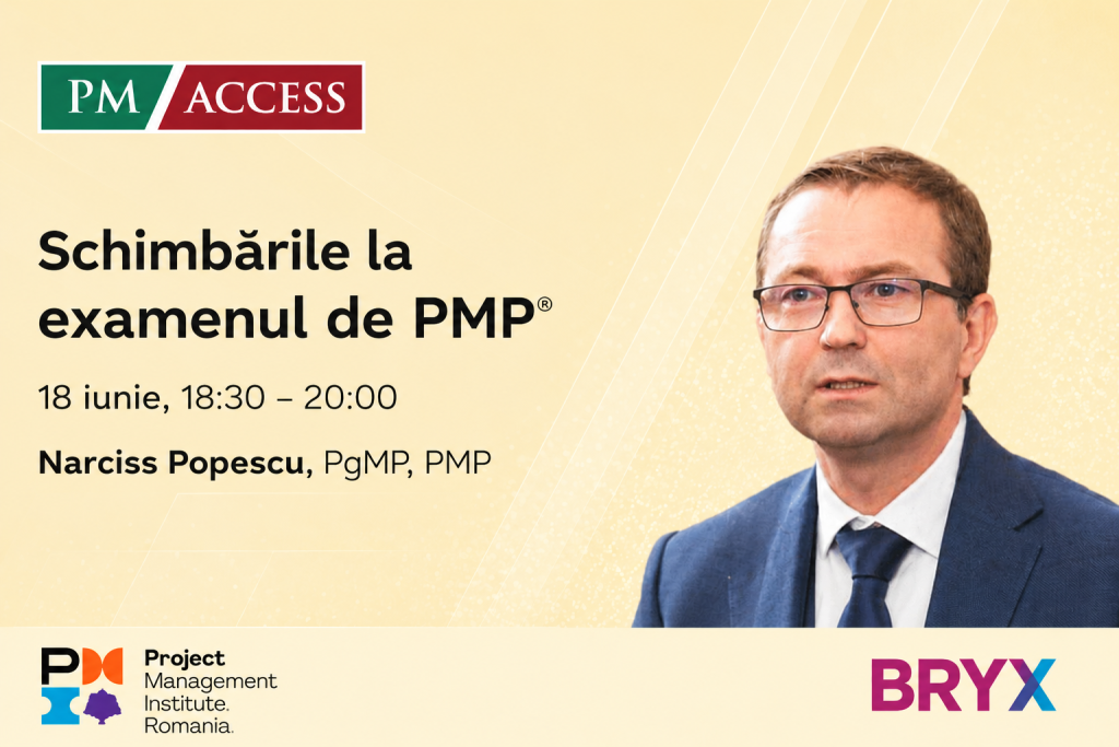 Schimbarile la examenul de PMP®